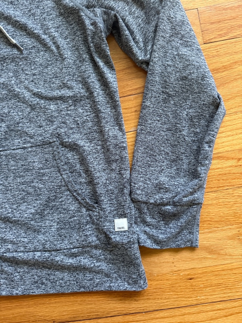 Vuori Women’s Halo Performance Hoodie 2.0 Gray Full Zip Dreamknit Jacket Sz L - Picture 3 of 4